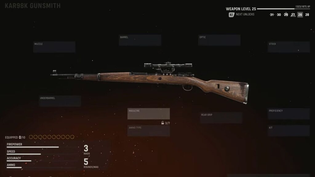 Best Kar98k loadout for CoD: Vanguard - Charlie INTEL