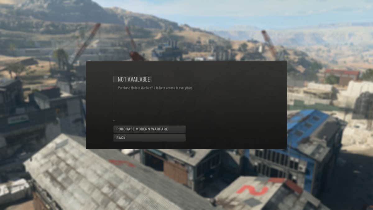 How to fix Warzone 2 “purchase Modern Warfare 2” error - Charlie INTEL